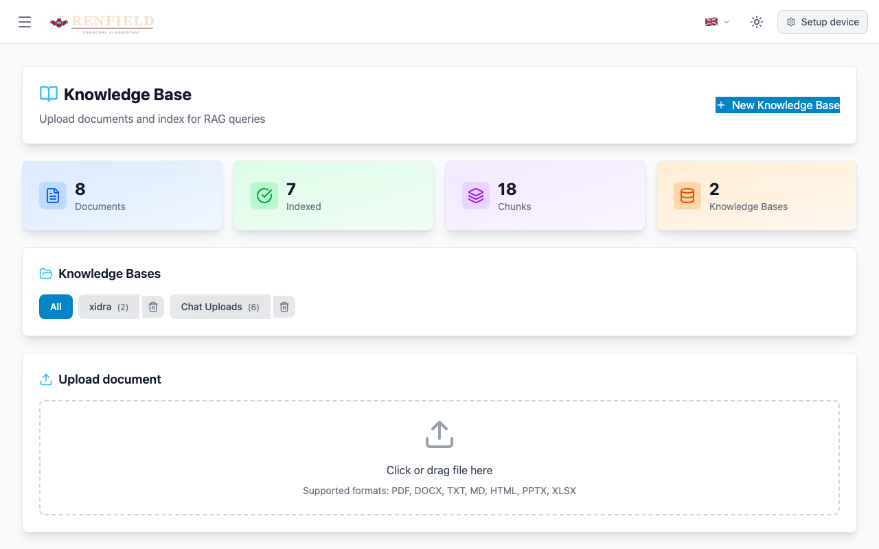 Knowledge Base - Light Mode
